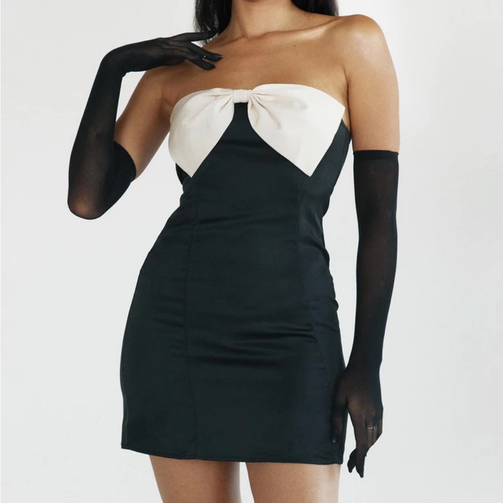 COPY - Princess Polly Kesy Bow Tie Mini Dress